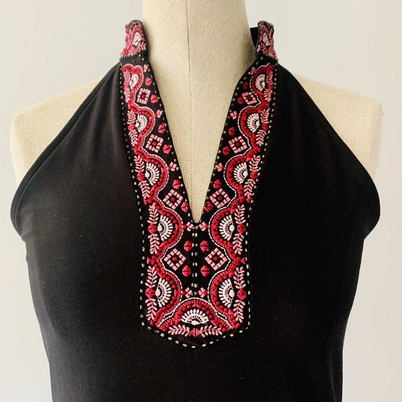 WHBM Embroidered Collar Dress - Picture 5 of 8